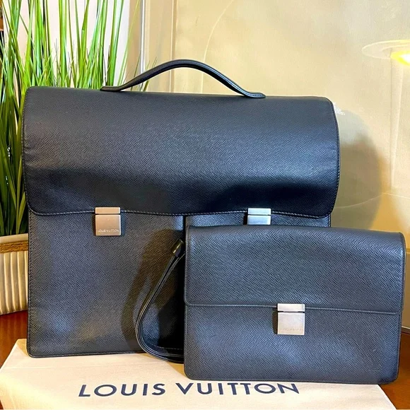 Louis Vuitton | Bags | Louis Vuitton Taiga Ardoise Selenga 